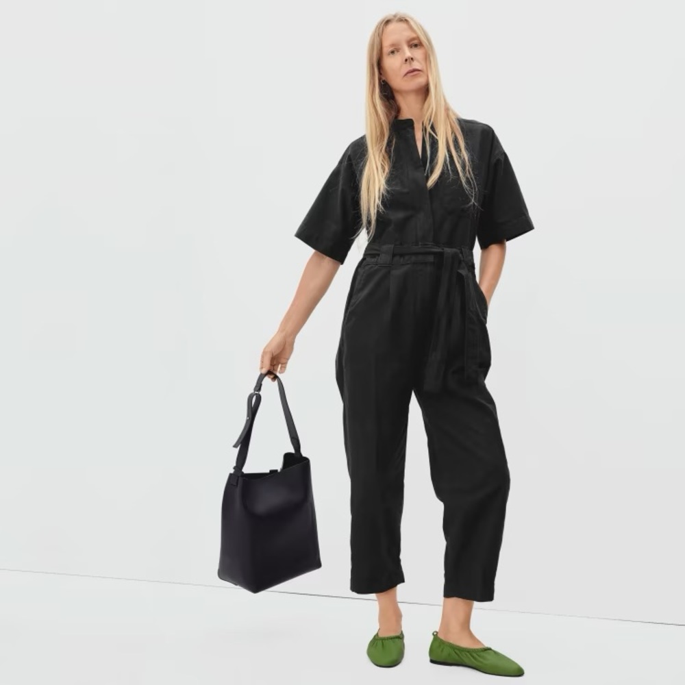 Everlane The Fatigue Short-Sleeve Jumpsuit - Discontinued Style!